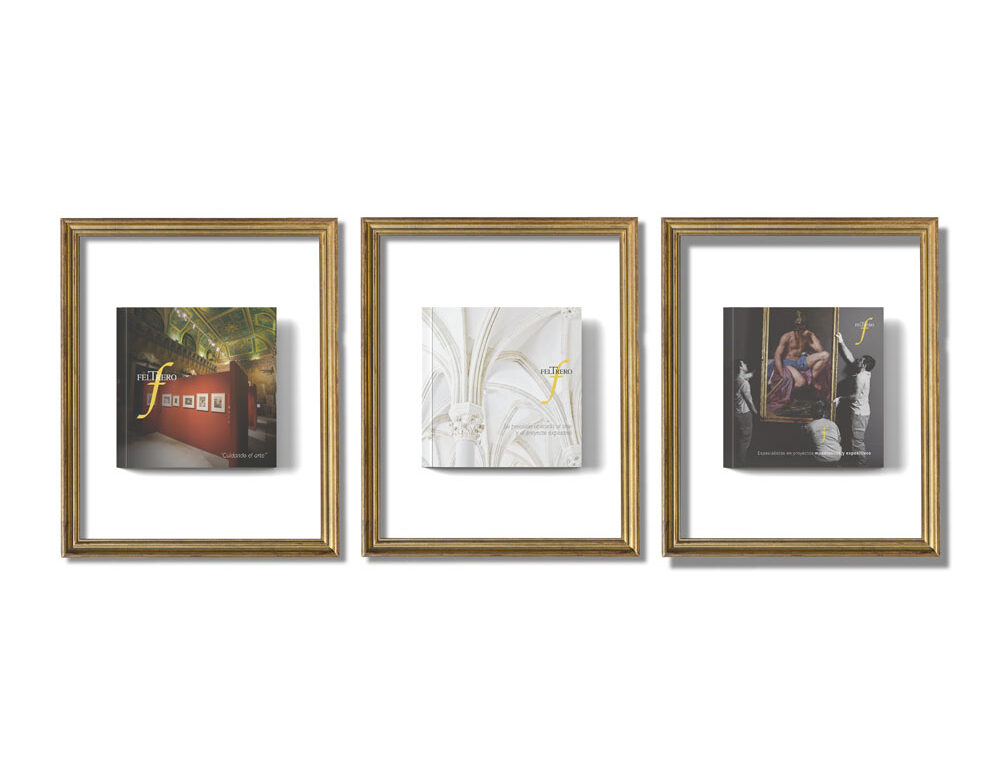 Montaje de dossieres corporativos de Feltrero